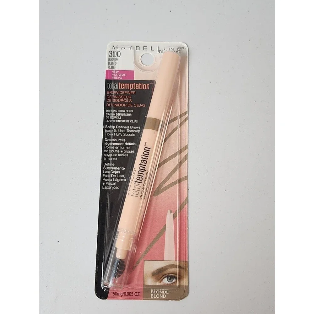 Maybelline Total Temptation Eyebrow Definer Pencil, 300 BLONDE